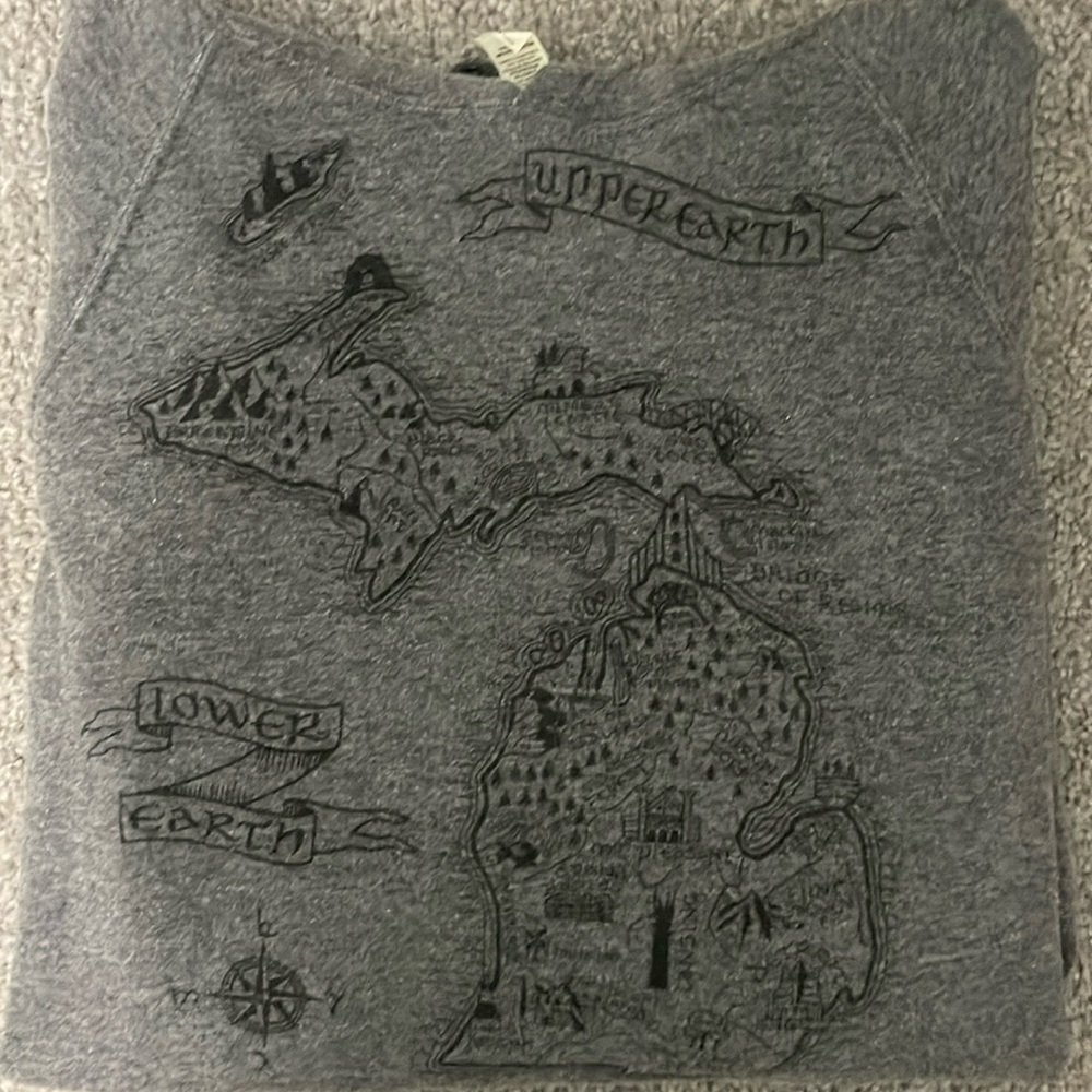 State of Michigan Hooded Sweatshirt